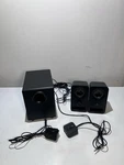 Logitech S-00143 S213 Multimedia 2.1 Computer Speakers With Subwoofer. Fixed Price $35.00.