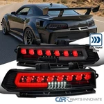 Full Led Black Smoke Tail Lights Fits 2014-2015 Chevy Camaro Sequential Signal. Fixed Price $345.95.