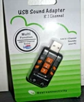 Multi Usb Sound Card 8.1 Channel Virtual Cd Audio Adapter Amplifier Shell Black. Fixed Price $12.45.