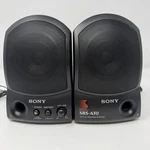 Vintage Sony SRS-A30 Active Speakers System Headphone Jack 3.5MM Portable Unit. Fixed Price $25.00.