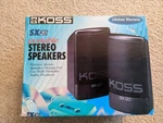 Set Of Koss SX-20 Portable Speakers. New In Box. And Wires Are Sealed. Fixed Price $21.21.