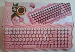 Ijoy Wave Sync Wireless Keyboard - Pink. Fixed Price $18.99.