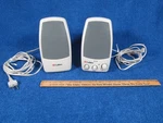 Vintage Labtec Computer Pc Speakers Mini Jack Unpowered Or Batteries Dc 6V. Fixed Price $14.99.