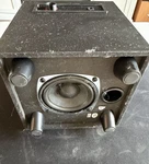 Insignia NS-PCS21 2.1 Wired Subwoofer Speaker Black Powered. Fixed Price $25.00.