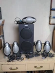 Dell Altec Lansing ADA995 Thx 5.1 Speaker System Powerfull Super Subwoofer! 200W. Fixed Price $200.00.