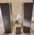 Srs Sound Retrieval System Speakers For Computer Vtg. Fixed Price $14.88.