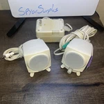 Boston Acoustics BA635 White Computer Speakers. Fixed Price $30.00.