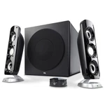CA-3908 2.1 Multimedia Speaker System With Subwoofer, 92 Watts Power, De.... Fixed Price $144.79.