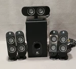 Logitech X-530 5.1 Surround Sound Computer Speaker System Subwoofer Tested. Fixed Price $65.00.