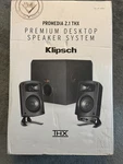 Brand New Klipsch Thx Pro Media 2.1 Speakers Black. Fixed Price $229.99.
