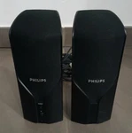 Pair Of Philips SPA2200N 2.0 Media Speakers. Fixed Price $17.32.