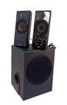 10" Tall Insignia Subwoofer With 2 Speakers Model NS-PCS41 Works Great! 838. Fixed Price $39.95.
