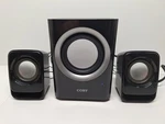 Coby 50W 2.1-CHANNEL Multimedia Speaker System CSMP67. Fixed Price $39.99.