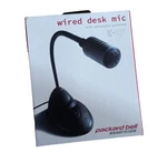 Packard Bell Essentials Wired Desk Mic 7.75" W/adjustable Gooseneck Plug Play. Fixed Price $14.97.