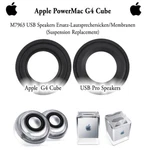 2X Apple Powermac G4 Cube Usb Pro Speakers M7963 Replacement Rubber Beading Diaphragm. Fixed Price $40.27.