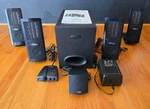 Dell Computer Monsoon Surround Speakers 5.1 With Subwoofer. Fixed Price $59.00.