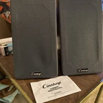 Cinnkeyi 50W Wooden Bookshelf Passive 2.0 Computer Speakers,pc. Fixed Price $70.00.