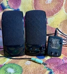 Vintage Radio Shack Portable Speakers. Fixed Price $13.00.