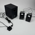 Logitech LS21 2.1 Multimedia System Subwoofer Desktop Pc. Fixed Price $24.00.