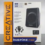 Creative Inspire P7800 7.1 Speaker System Complete Set Open Box. Fixed Price $249.99.
