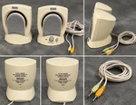 Altec Lansing AVS300 2.0 Wired Multimedia Speakers Beige 3.5MM Volume Control. Fixed Price $18.50.