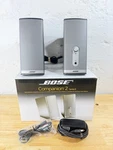 Bose Companion 2 Series Ii Multimedia Speaker System Complete In Box Tested. Fixed Price $49.00.