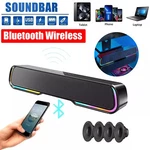 Wireless Power Sound Bar With Subwoofer For Home Theater Bluetooth Speaker Gift. Fixed Price $23.98.