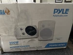 Pyle Bluetooth Indoor Outdoor 6.5 Inch Speaker System, White (2 Pack) (open Box). Fixed Price $231.75.