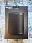 Sonos One Sl, Wireless Speaker, Black, Airplay - Never Used. Fixed Price $130.00.