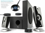 Cyber Acoustics 2.1 Subwoofer Speaker System With 18W Power Great Black. Fixed Price $51.82.