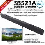 Genuine Dell Slim Sound Bar Speaker SB521A U2421E P2721Q P3221D P3421W Mrnjr. Fixed Price $40.00.