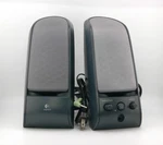 Logitech X-120 S-0083A Desktop Computer Multimedia Speakers Audio Grey 5 Watts. Fixed Price $17.99.