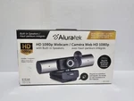 Aluratek Hd 1080P Webcam, Usb-c/usb-a, W/built-in Speakers & MIC,BLACK,AWCS06F. Fixed Price $27.00.