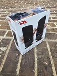 Cyber Acoustics CA-2002 Multimedia Desktop Computer Speakers. Fixed Price $14.99.