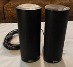 2 Sets Computer Speakers Dell And Onn 4 Total. Fixed Price $25.00.