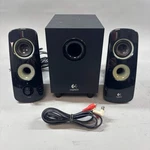 Logitech Speaker System Z323 S-00075A. Fixed Price $25.99.