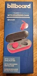 Billboard True Wireless Stereo Earbuds With Case Headphones Bluetooth Pink. Fixed Price $8.87.