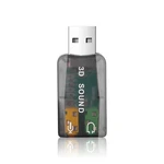 Usb Sound Card External Mini To 3.5MM Interface Stereo Audio. Fixed Price $9.99.