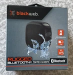 Blackweb Rugged Bluetooth Speaker BWA18AA013 With Keyring Clip. Fixed Price $22.99.