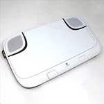 New Logitech N550 Stereo Speaker Lapdesk For Compact Laptop Computer Notebook. Fixed Price $39.95.