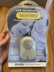 Mvox MV100 Portable Usb Speakerphone With Hands-free Plug & Play Voice Chatting. Fixed Price $22.88.