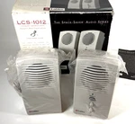 Labtec Computer Speakers LCS-1012 W/ Cable & Box No Ac Adapter. Fixed Price $22.00.