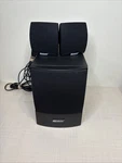 Benwin Model S-50 Computer Speakers With Subwoofer Tested Working. Fixed Price $39.99.