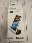 Iluv ISP245 Mo'beats Portable Stereo Bluetooth Speaker Stand Silv. Nib Charity. Fixed Price $19.99.