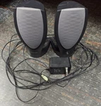 Harman Kardon HK206 Computer Speakers Pair. Fixed Price $28.00.