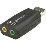 Manhattan 150859 Hi-speed Usb 3-D Audio Adapter 2.1 External Sound Card Connect. Fixed Price $40.87.