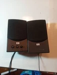 Hp UC236 Computer Speakers Black Wired Adjustable Volume & Tone Great. Fixed Price $17.50.