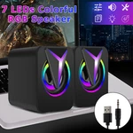 Tv Sound Bar Home Theater Led Light Bluetooth Computer Speakers For Pc Laptop. Fixed Price $11.91.