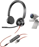 - Studio P5 Webcam With Blackwire 3325 Headset Kit (plantronics + Polycom). Fixed Price $58.99.