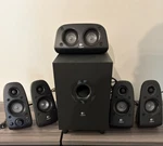 Logitech Z506 Surround Sound 5.1 Home Theater Pc Speaker System Tested Working. Fixed Price $59.99.